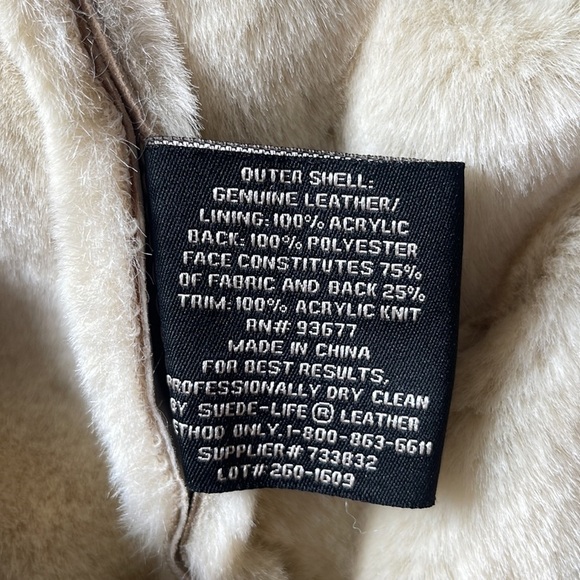 Vintage genuine leather zip up jacket - Picture 9 of 9